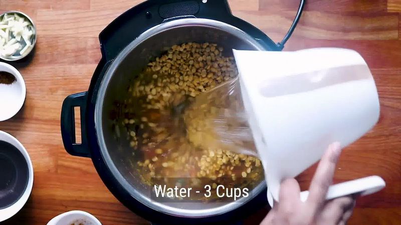 Image of the recipe cooking step-1-9 for Chana Dal