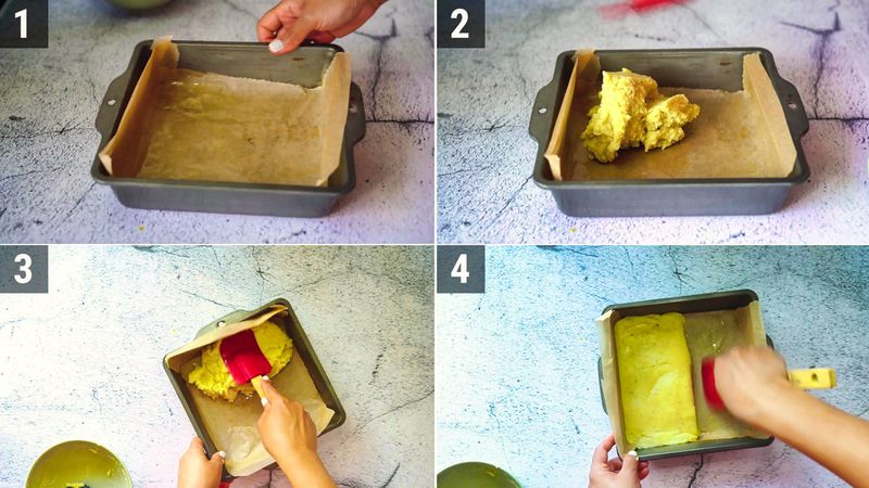 Image of the recipe cooking step-1-6 for Chocolate Burfi