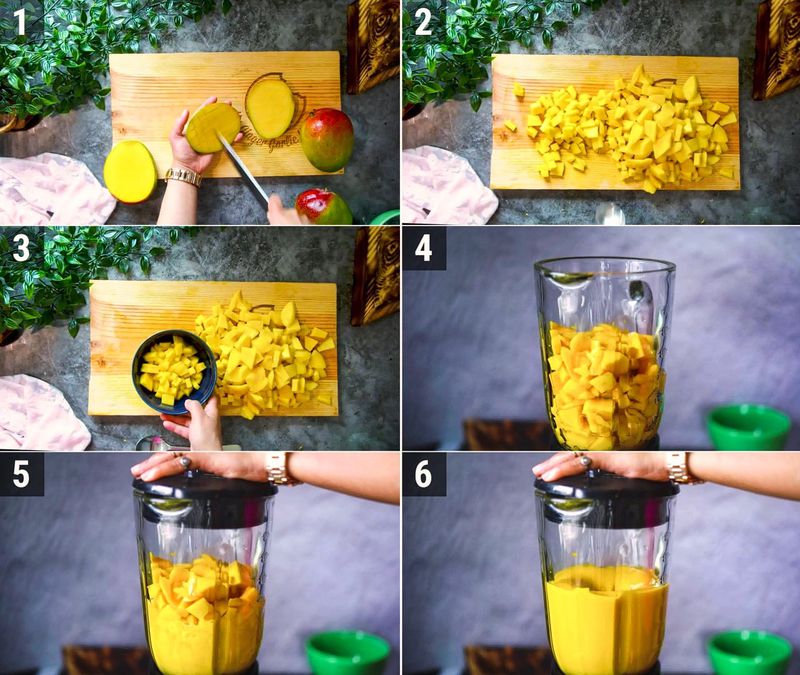 Image of the recipe cooking step-4-1 for Mango Falooda