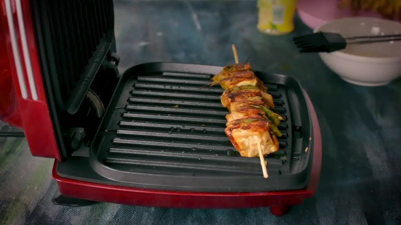 Image of the recipe cooking step-5-3 for Paneer Tikka
